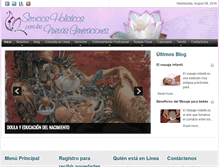 Tablet Screenshot of mundoholisticousa.com